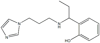 2-(1-{[3-(1H-imidazol-1-yl)propyl]amino}propyl)phenol