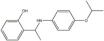2-(1-{[4-(propan-2-yloxy)phenyl]amino}ethyl)phenol