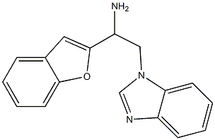 2-(1H-1,3-benzodiazol-1-yl)-1-(1-benzofuran-2-yl)ethan-1-amine