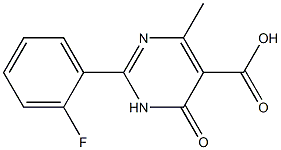 2-(2-fluorophenyl)-4-methyl-6-oxo-1,6-dihydropyrimidine-5-carboxylic acid
