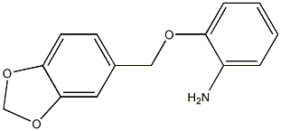 2-(2H-1,3-benzodioxol-5-ylmethoxy)aniline Structure