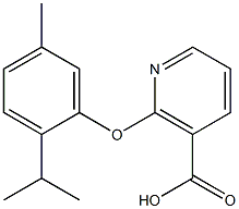 2-(2-isopropyl-5-methylphenoxy)nicotinic acid Structure