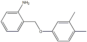 2-(3,4-dimethylphenoxymethyl)aniline Structure
