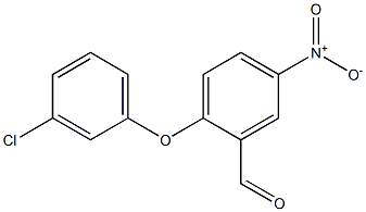 2-(3-chlorophenoxy)-5-nitrobenzaldehyde
