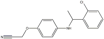 2-(4-{[1-(2-chlorophenyl)ethyl]amino}phenoxy)acetonitrile