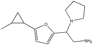 2-[5-(2-methylcyclopropyl)-2-furyl]-2-pyrrolidin-1-ylethanamine