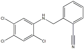 2-{[(2,4,5-trichlorophenyl)amino]methyl}benzonitrile