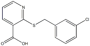 2-{[(3-chlorophenyl)methyl]sulfanyl}pyridine-3-carboxylic acid