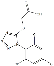2-{[1-(2,4,6-trichlorophenyl)-1H-1,2,3,4-tetrazol-5-yl]sulfanyl}acetic acid