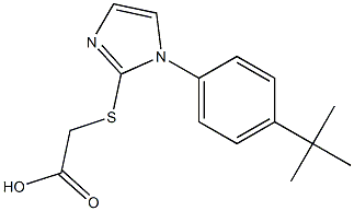 2-{[1-(4-tert-butylphenyl)-1H-imidazol-2-yl]sulfanyl}acetic acid