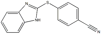 4-(1H-1,3-benzodiazol-2-ylsulfanyl)benzonitrile