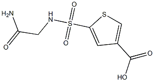 5-[(carbamoylmethyl)sulfamoyl]thiophene-3-carboxylic acid