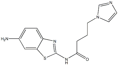 N-(6-amino-1,3-benzothiazol-2-yl)-4-(1H-imidazol-1-yl)butanamide