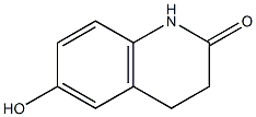 6-羟基-3,4-二氢喹诺酮, , 结构式
