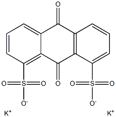 Anthraquinone-1,8-Disulphonic Acid Potassium Salt Structure