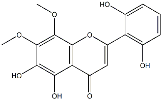 2',5,6,6'-Tetrahydroxy-7,8-dimethoxyflavone