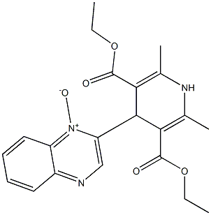 1,4-Dihydro-4-[[quinoxaline 1-oxide]-2-yl]-2,6-dimethylpyridine-3,5-dicarboxylic acid diethyl ester