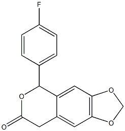 5-(4-Fluorophenyl)-5H-1,3-dioxolo[4,5-g][2]benzopyran-7(8H)-one