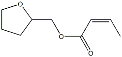 (Z)-2-ブテン酸テトラヒドロフラン-2-イルメチル 化学構造式