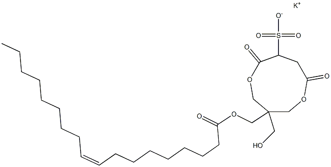 1-[[[(9Z)-1-Oxo-9-octadecenyl]oxy]methyl]-1-(hydroxymethyl)-4,7-dioxo-3,8-dioxacyclononane-6-sulfonic acid potassium salt