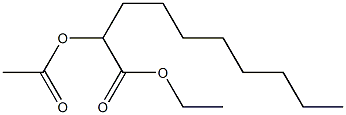 2-Acetoxydecanoic acid ethyl ester