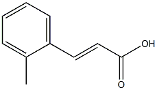 (E)-3-(2-メチルフェニル)プロペン酸 化学構造式