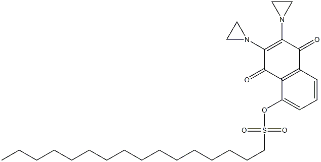 2,3-Bis(1-aziridinyl)-5-[hexadecylsulfonyloxy]-1,4-naphthoquinone