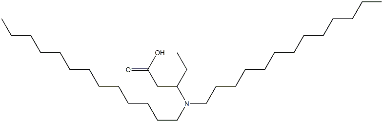 3-(Ditridecylamino)valeric acid