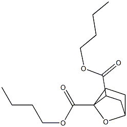 7-オキサビシクロ[2.2.1]ヘプタン-1,2-ジカルボン酸ジブチル 化学構造式