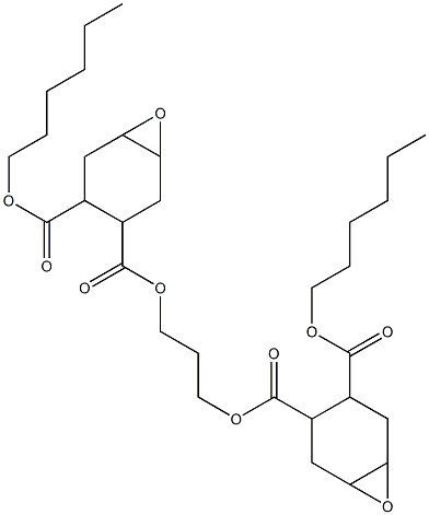 Bis[2-(hexyloxycarbonyl)-4,5-epoxy-1-cyclohexanecarboxylic acid]1,3-propanediyl ester