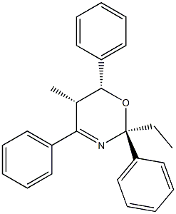 (2S,5S,6R)-2-Ethyl-5-methyl-2,4,6-triphenyl-5,6-dihydro-2H-1,3-oxazine