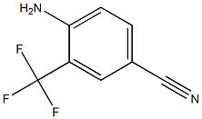2-氨基-5-氰基三氟甲苯 结构式