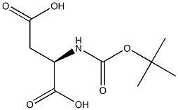 BOC-D-天冬氨酸, , 结构式