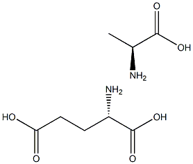 L-丙氨酸-L-谷氨酸盐 结构式
