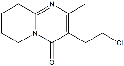 3-(2-氯乙基)-2-甲基-6,7,8,9-四氢-4H-吡啶 [1,2-A]併嘧啶-4-酮 结构式
