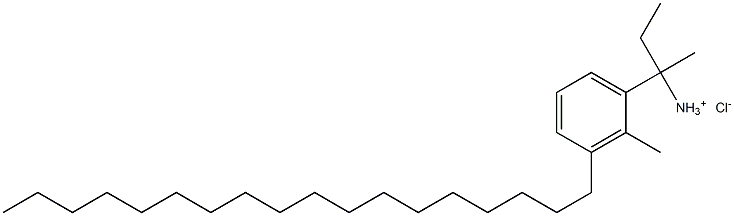 Octadecyldimethylethylbenzyl ammonium chloride Structure