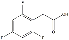 2,4,6-三氟苯乙酸 结构式