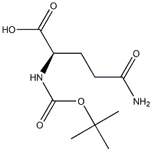BOC-D-谷氨酰胺, , 结构式