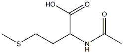 N-乙酰基-DL-蛋氨酸 结构式