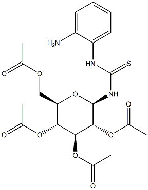 2,3,4,6-Tetra-O-acetyl-b-D-glucopyranosyl-N'-(2-aminophenyl)thiourea