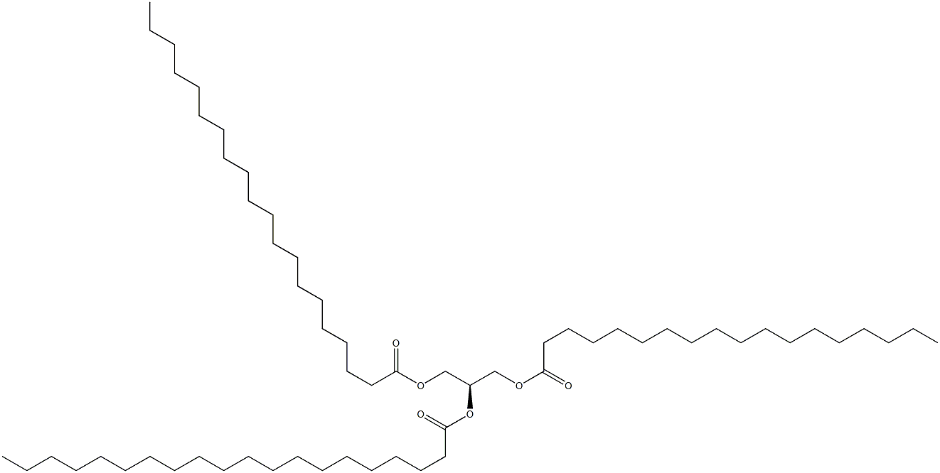 1-octadecanoyl-2,3-dieicosanoyl-sn-glycerol Structure