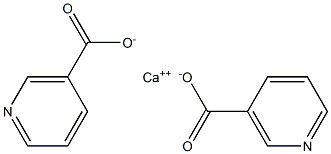 菸鹼酸鈣 结构式