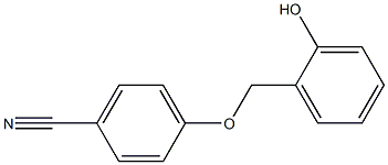 o-hydroxybenzyl p-cyanophenyl ether Struktur