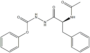 N-(acetyl-phenylalaninyl)azaglycine phenyl ester