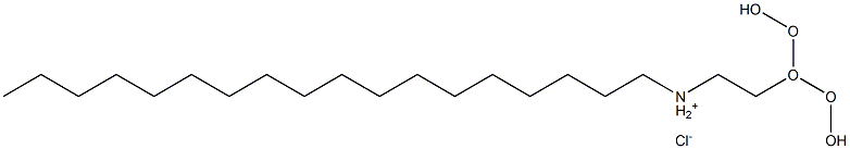 PENTAOXYETHYLSTEARYLAMMONIUMCHLORIDE 结构式