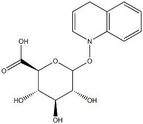 4-ヒドロキシ-2,6-ジイソプロピルフェニルβ-D-グルコピラノシドウロン酸 化学構造式