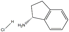 (R)-(-)-1-氨基茚满盐酸盐 结构式