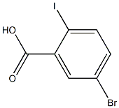 2-Iodo-5-bromobenzoic acid Structure