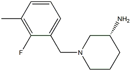 (3R)-1-(2-fluoro-3-methylbenzyl)piperidin-3-amine