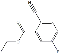 2-CYANO-5-FLUOROBENZOIC ACID ETHYL ESTER Structure